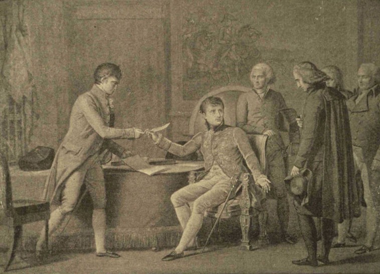 Signing of concordat. By Gerard. The original is at Versailles.