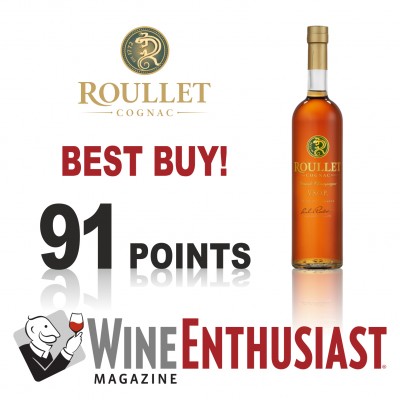 Wine Enthusiast awarded Roullet Cognac VSOP the title BEST BUY