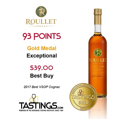 Roullet VSOP – the best in its category*